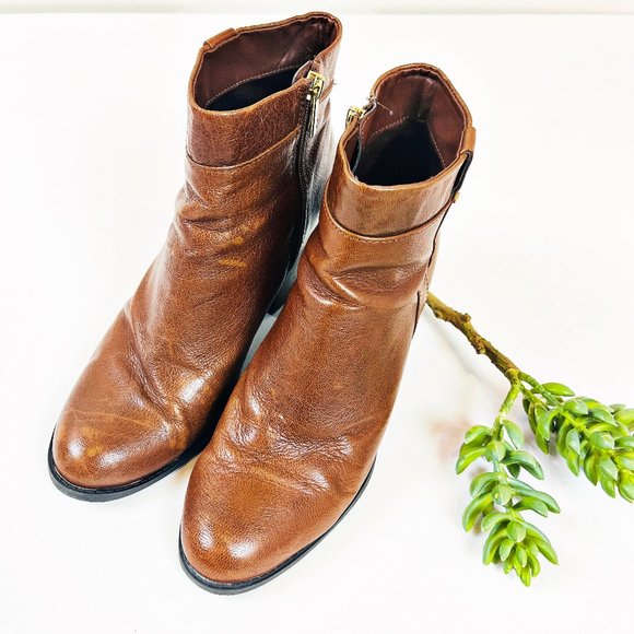 2/$30 Bandolino Leather Boots 10M - Picture 2 of 5